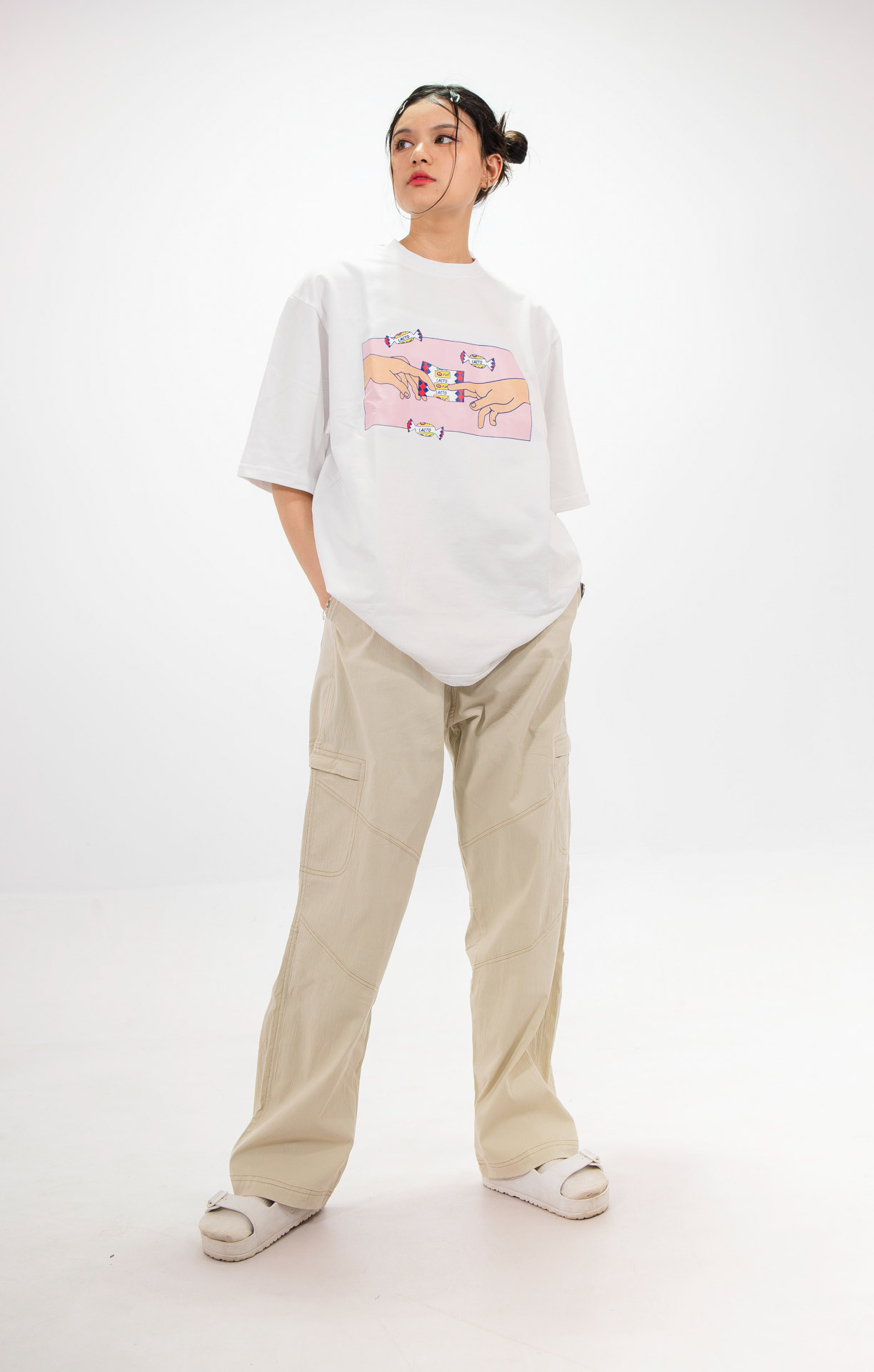 MODE 2022 LACTO X ADAM HAND Graphic Tshirt
